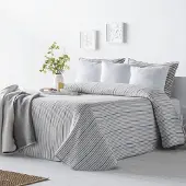 OEM Beige Sommer- und Frühlings-Bettwäsche, 250x270 cm, weich