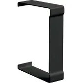 Hager BR6510079011 Schnittkaschierung zu BR/H/N/A/S 68x100mm OT 80mm aus Stahlbl. in graphitschwarz