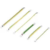 Rittal M6 Erdstrap 200mm 10mm² Kabelset - 2565100 [5 Teile]