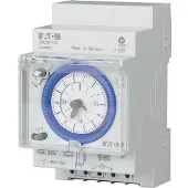 Eaton Analog-Zeitschaltuhr 1 Schalter wöchentlich Quarz DIN-Schiene - 167392