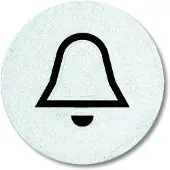 ABB Busch-Jaeger Transparentes Glocken-Symbol Relief - 2CKA001714A0296 [5 Stück]