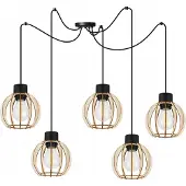 Light11 HOME Moderne Led-Deckenhängelampe Aus Holz