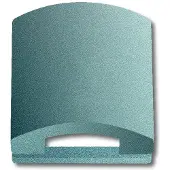 ABB Busch-Jaeger Schalterabdeckplatte 50x50mm Aluminium Silber - 2CKA001710A3678