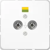 JUNG CD500 Potentialausgleichs-Steckdose - CD565-2NWW