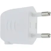 Kopp Euro Stromstecker 2.5A Seitenanschluss Weiß - 177092004 [10 Stück]