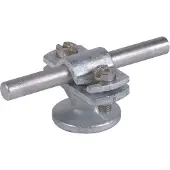 Dehn -Leitungshalter mit Flansch für Stange 7-10mm - 275110 [2 Stück]
