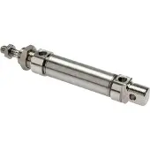 AirTec ISO 6432 Runder doppeltwirkender Zylinder 20-25mm - magnetisch - Edelstahl