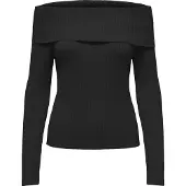 ONLY Strickpullover "ONLKATIA LIFE LS OFF SHOULDER KNT NOOS" Viskosemischung, regular fit