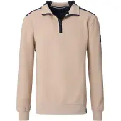 Casamoda Half Zip Pullover Beige