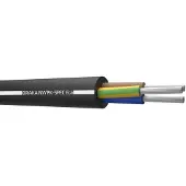 Draka Schwerlast Neopren Kabel 5G4mm² Schwarz - 820749 [2 Meter]