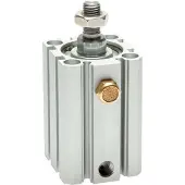 EMC ISO 21287 Einfachwirkender Kompaktzylinder 63-5mm - Magnetisch - Außengewinde