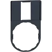 Schneider Electric Harmony Legendenhalter 30x50mm Schwarz - ZBZ33 [10 Stück]