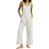 Billabong Overall "Pacific Time", Damen, Gr. L, weiß cap, Obermaterial: 100% Baumwolle., Overalls Overall