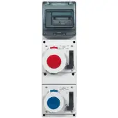Legrand Einbau-Steckdose 230V 16A 3P IP55 mit Verriegelungsfunktion - 057320