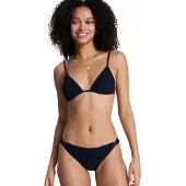 Roxy Triangel-Bikini "Island Set", Damen, Gr. M, schwarz (anthrazit), Obermaterial: 87% Nylon, 13% Elasthan., Bikini-Sets Triangel-Bikini