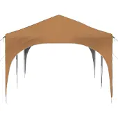 vidaXL Pop-up Partyzelt 575 x 288 x 245 cm Beige Oxford-Stoff