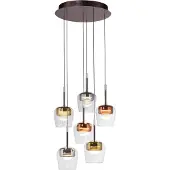 Q-SMART-HOME Paul Neuhaus Smart-LED-Hängelampe Q-Kon multicolor 6-flammig