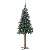 vidaXL Schlanker Weihnachtsbaum Grün 150 cm