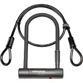 Trelock Bügelschloss U4 Flex 10,2x23cm, Ø14mm, schwarz