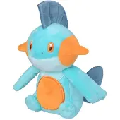 Tinisu Pokemon Moorabbel Kuscheltier - 16 cm Plüschtier Marshtomp