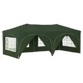 vidaXL Pop-up Partyzelt 575 x 288 x 245 cm Grün Oxford-Stoff