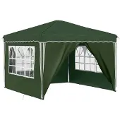 vidaXL Pop-up Partyzelt 288 x 288 x 245 cm Grün Oxford-Stoff