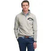 Superdry für Herren. M2014478A Vintage Athletic Half Zip Sweatshirt grau (XL), Lässig, Baumwolle