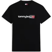 Tommy Hilfiger T-Shirt Entry Dna DM0DM23406 Schwarz Regular Fit