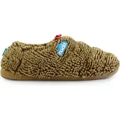 Nuvola . Hausschuhe Herren Damen rutschfester Sohle warm gepolstert bequem braun 34/35 EU - UNCLCLPL