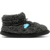 Nuvola . Hausschuhe Herren Damen rutschfester Sohle warm gepolstert bequem darknegro 34/35 EU - UNBOC