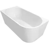 Hak TIBERA L Eckbadewanne 150x75cm, Weiß