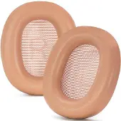 INF 2er-Set Lammleder Magnetische Ohrpolster, kompatibel mit Bang & Olufsen Beoplay H100 — Memory-Schaum Ersatz-Ohrpolster, Weiches Lammleder Aprikose