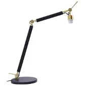 Azzardo AZ4188 Tischleuchte Zyta S Table BK/GO, Lampenkörper schwarz/gold
