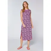 Chiemsee Shirtkleid , Damen, Gr. S (34/36), Normalgrößen, pink (orchid), 80% Baumwolle, 20% Polyester, Rundhals, Kleider Shirtkleid