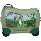 Samsonite Kinderkoffer "DREAM2GO", Damen, Gr. B/H/T: 52cm x 38cm x 21cm 30 l, grün (dino rex), Koffer Kinderkoffer, geräumiger Innenraum, kompakte Maße