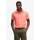 Superdry für Herren. M1110486A Polo Classic Koralle Leinen (L), Lässig, Baumwolle, Kurzarm