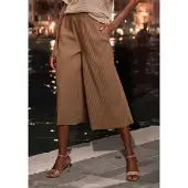 LASCANA Culotte in weiter Form mit Plisseefalten