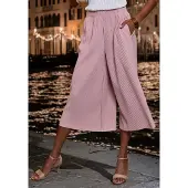 LASCANA Culotte in weiter Form mit Plisseefalten