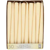 Starpak 50 Leuchterkerzen Ø 2,2 cm · 25 cm Champagner