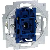 Busch-Jaeger 2020 US-206, 1P, Blau, Metallisch, 250 V, 10 A, 71 mm, 25 mm