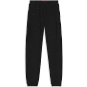 HUGO Relaxed-Fit Jogginghose mit geflocktem Logo-Print Grösse S