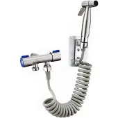 OEM Bidet Handsprayer mit Edelstahl Arm - Toiletventil aus Edelstahl