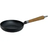 Ronneby Bruk Maestro Bratpfanne hoch, Ø 20 cm, mit Eichenholzgriff