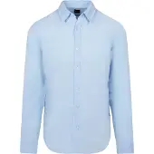BOSS für Herren. 50567579 Relegant 6 blaues Hemd (XL), Lässig, Baumwolle, Klassisch, Langarm