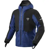 REV'IT! Revit Tectonic H2O wasserdichte Motorrad Textiljacke, schwarz/blau, S