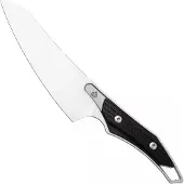 QSP Knife T-Cook QS172-A1, Stonewashed Nitro-V, Black G10 Fahrtenmesser