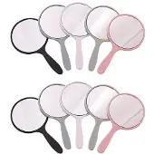 OEM 10er-Pack runde Reise- und Camping-Makeupspiegel, kleine, tragbare, runde Spiegel