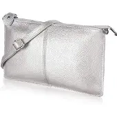 OEM Leder Crossbody-Tas mit RFID-Schutz, schwarz, klein