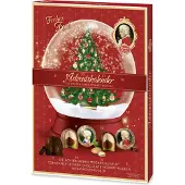 Reber Mozart Adventskalender mit echten Mozartkugeln, Marzipan & Nougat | 480g