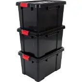 OEM Plastikboxen 50L schwarz stapelbar BPA-frei